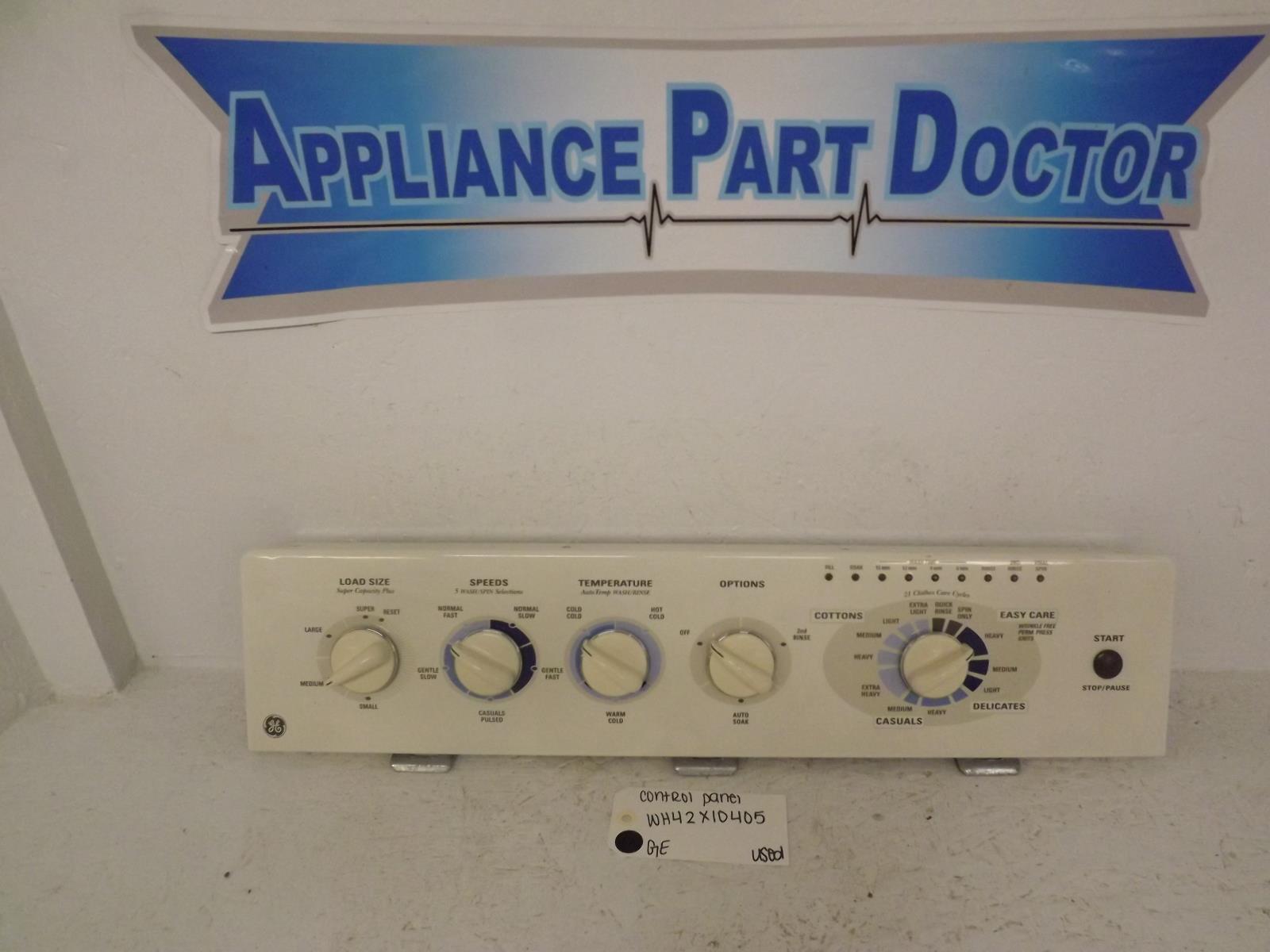 GE Washer WH42X10405 Control Panel Used GE Washer WH42X10405 Control Panel Used